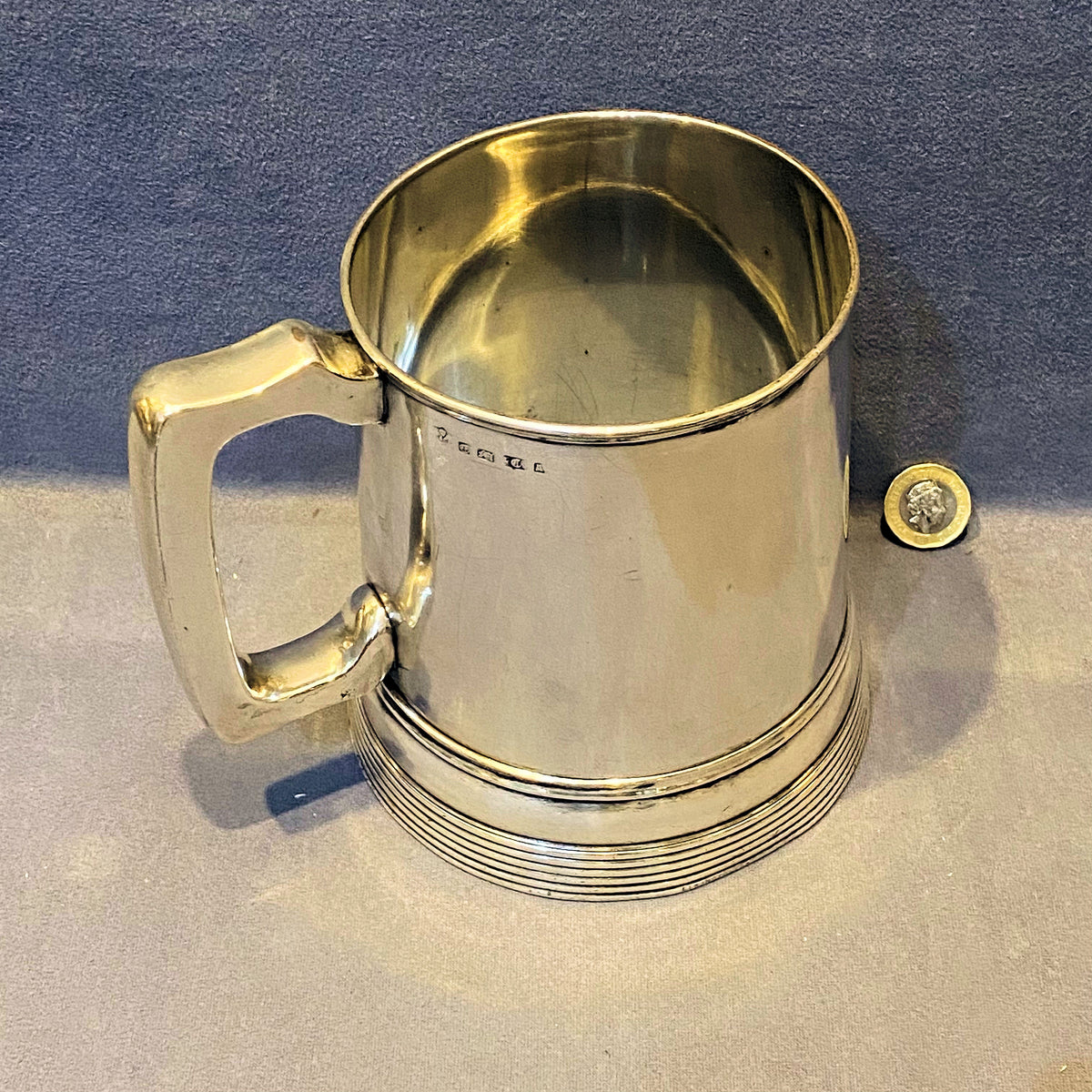Silver Plated Quart Ale Tankard