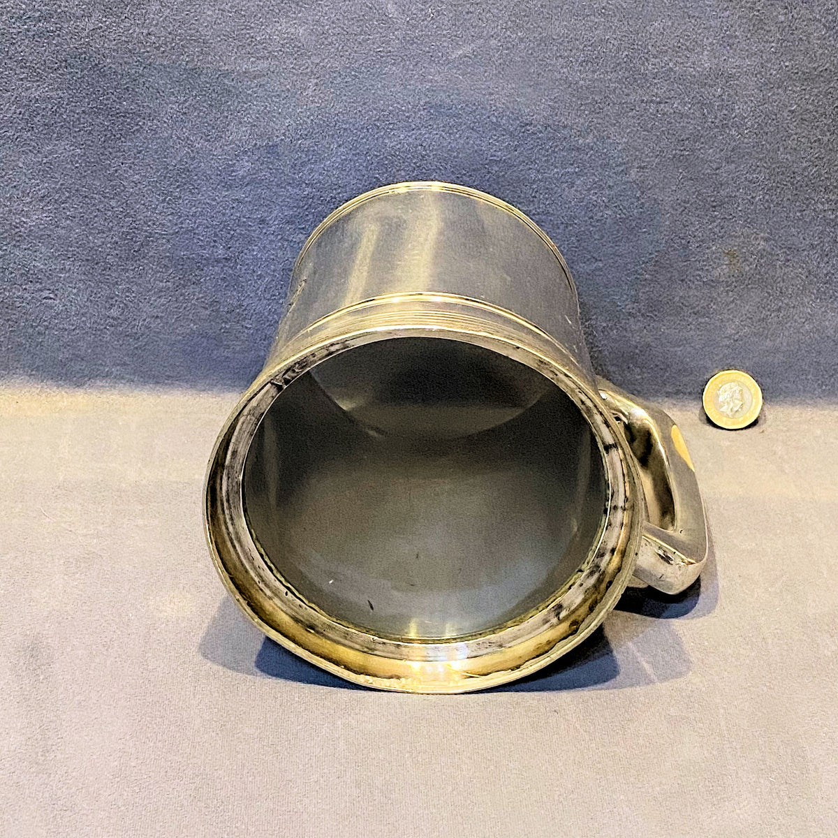 Silver Plated Quart Ale Tankard