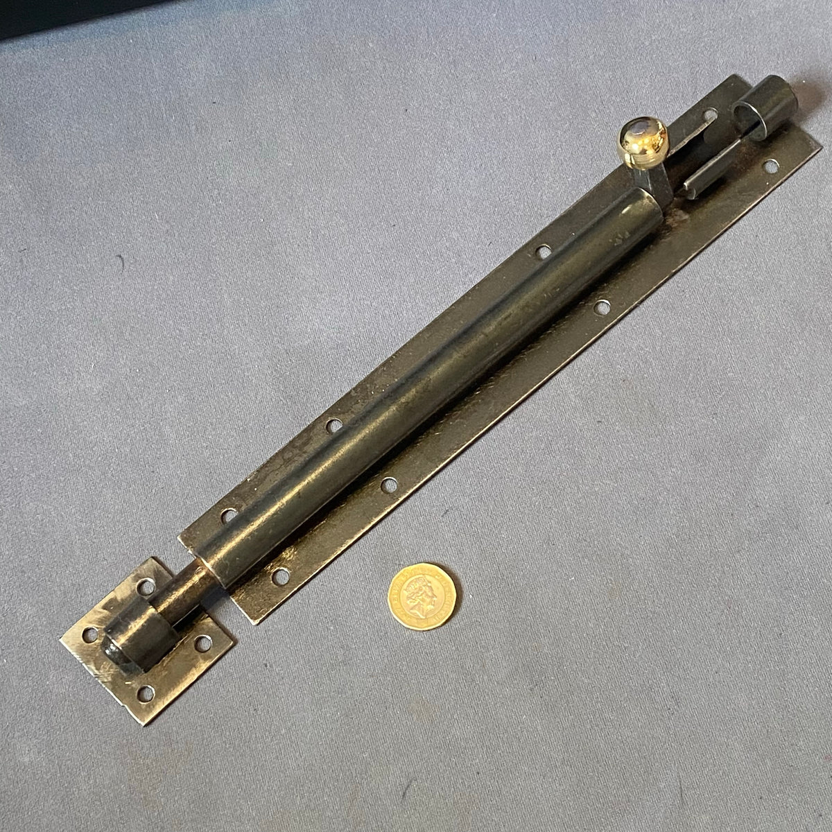 10.5" Wrought Iron Door Bolt