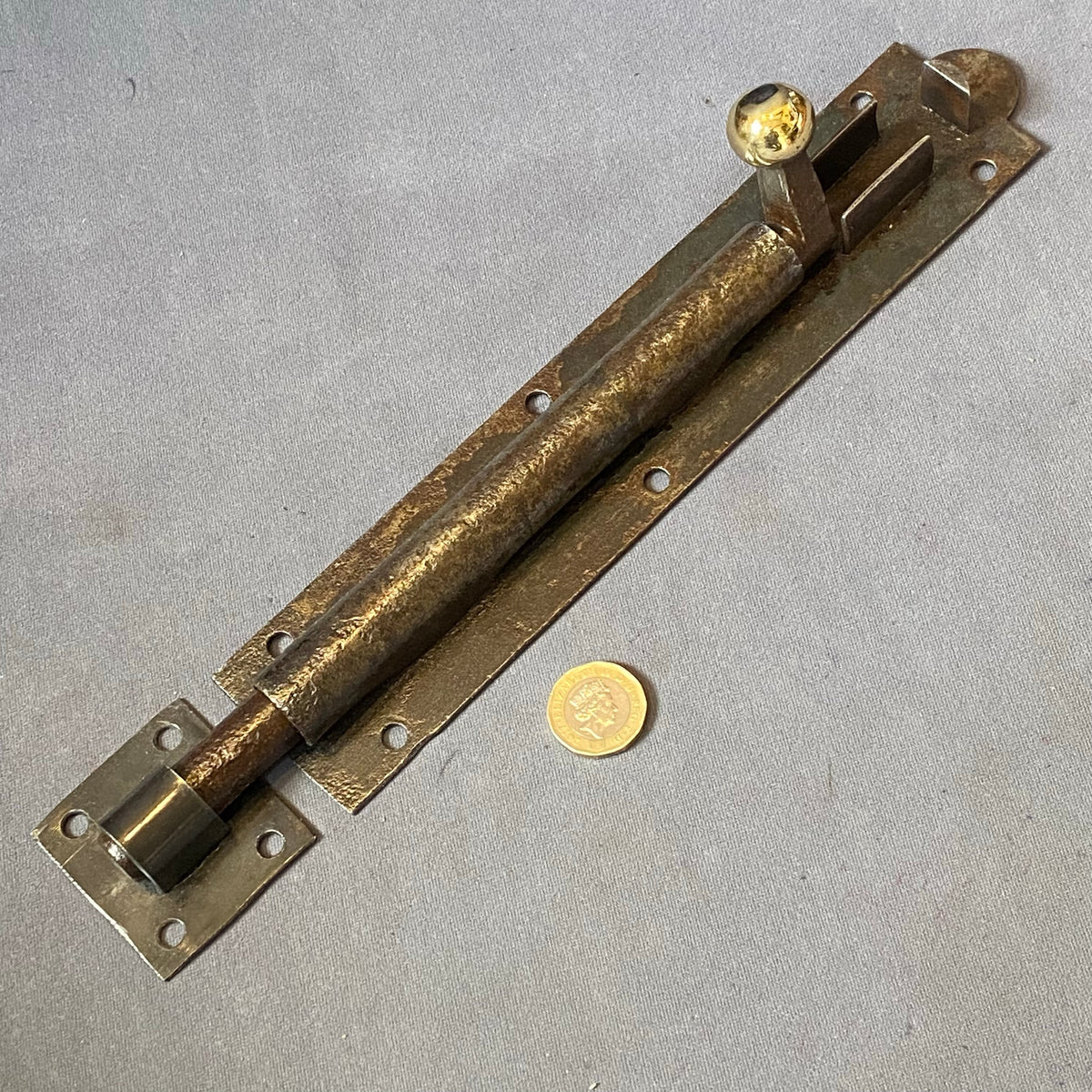 10" Wrought Iron Door Bolt