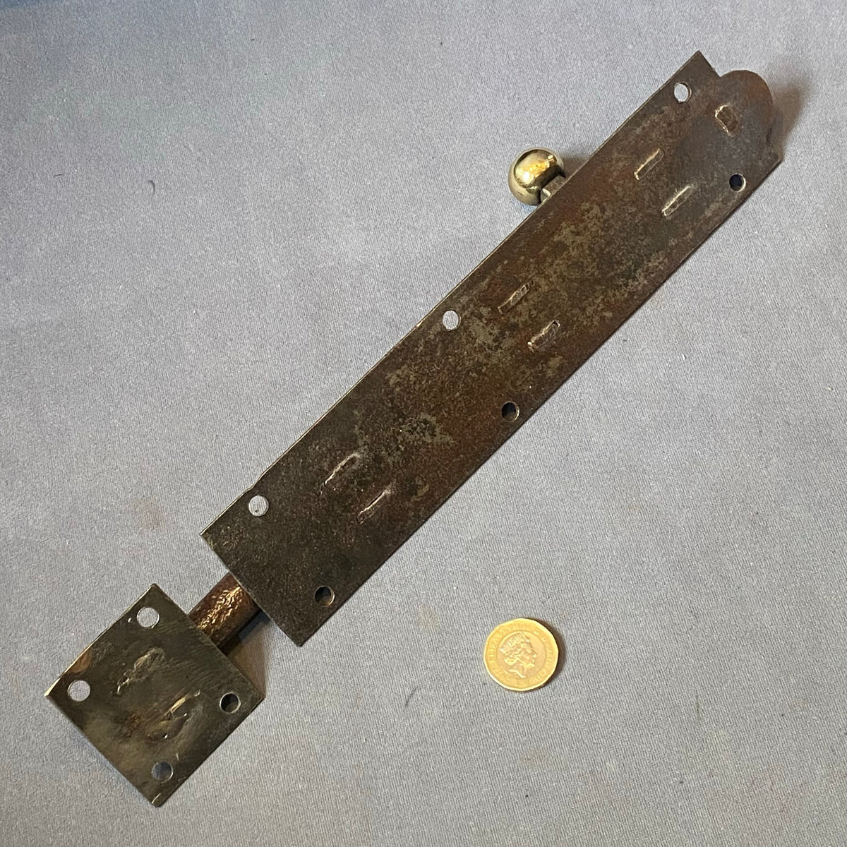 10" Wrought Iron Door Bolt