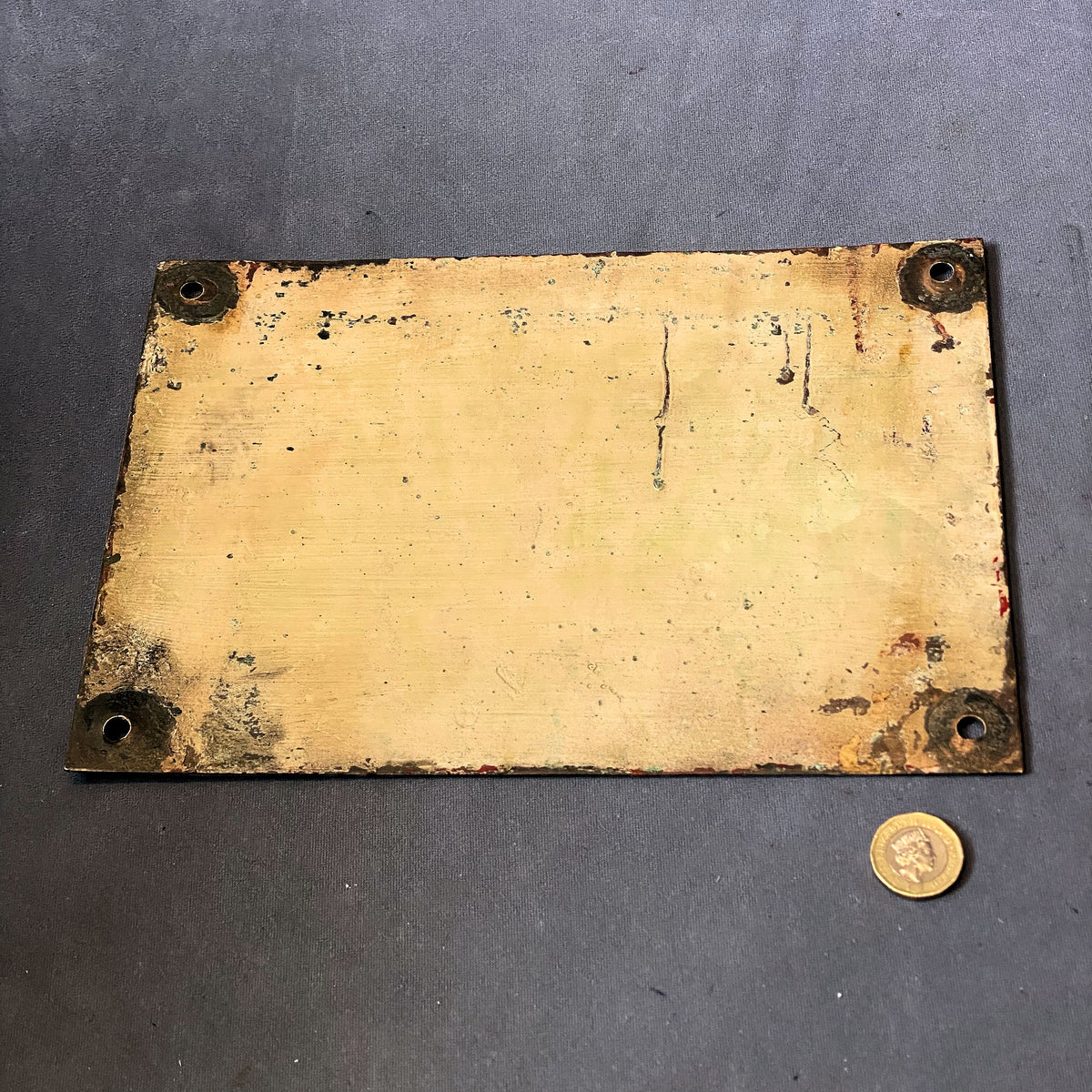 Zepho Water Softener Brass Makers Plate