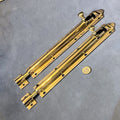 Pair of 12" Brass Door Bolts
