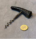 Antler & Steel Corkscrew — Steel, circa 1900