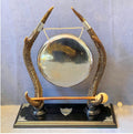 Antlers Table Dinner Gong — Chrome, late 19th century