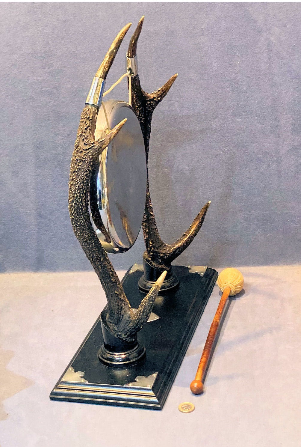 Antlers Table Dinner Gong — view 5