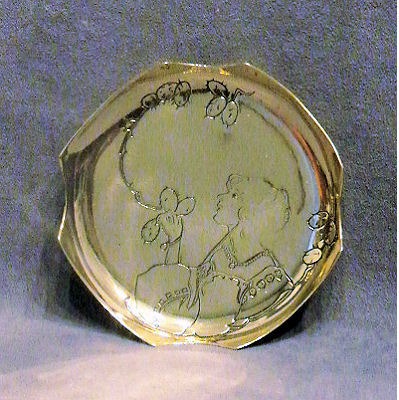 Art Nouveau Brass Pin Tray — Brass, circa 1900