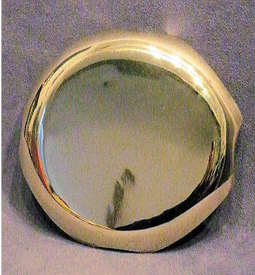 Art Nouveau Brass Pin Tray — view 2