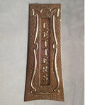 Art Nouveau Cast Iron Vertical Letter Flap — Cast iron, 1920's