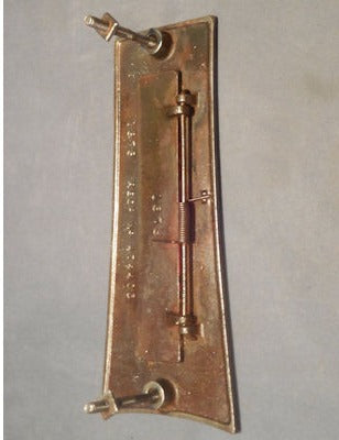 Art Nouveau Cast Iron Vertical Letter Flap — view 2
