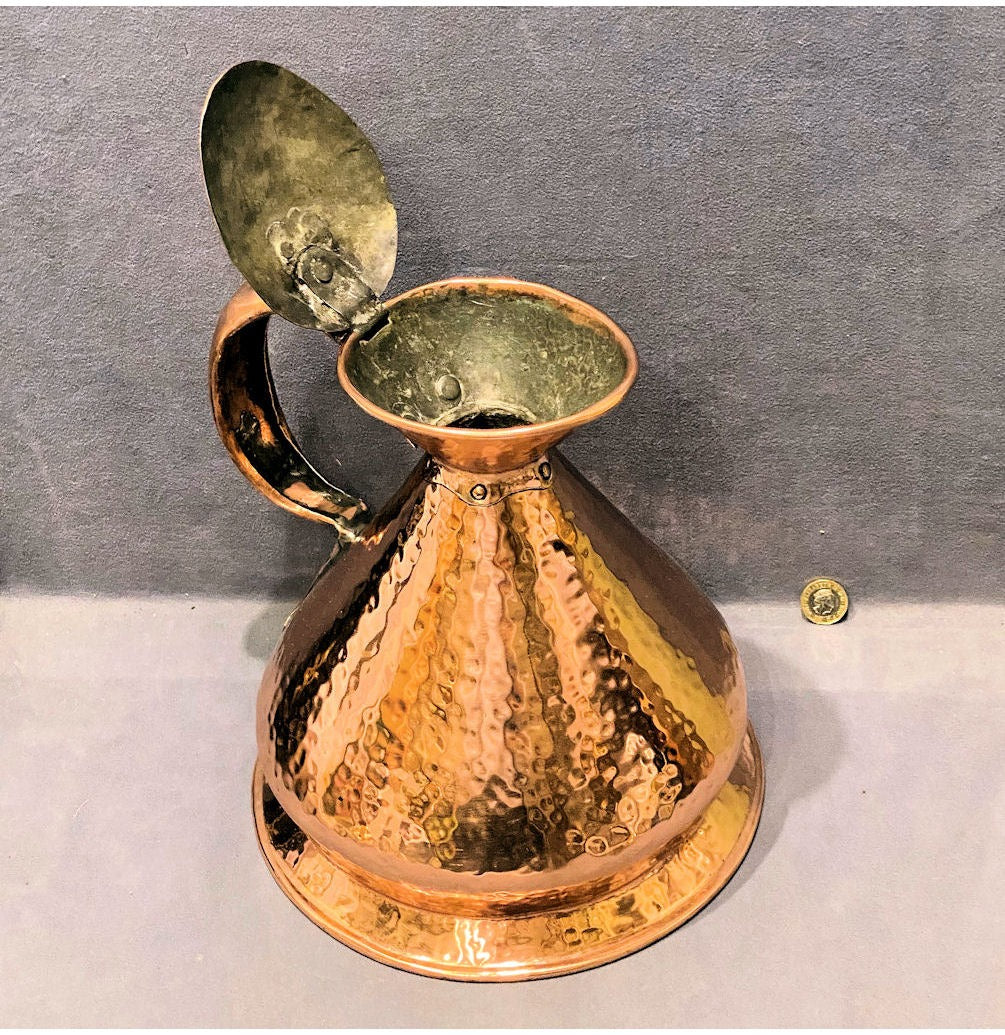 Art Nouveau Copper Jug — view 3