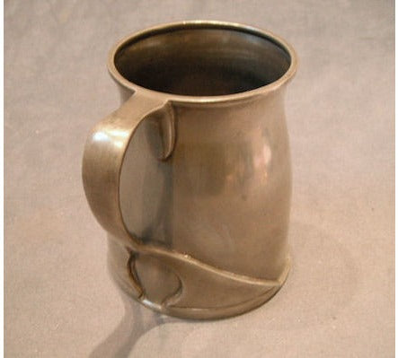 Art Nouveau Pewter Tankard — view 2