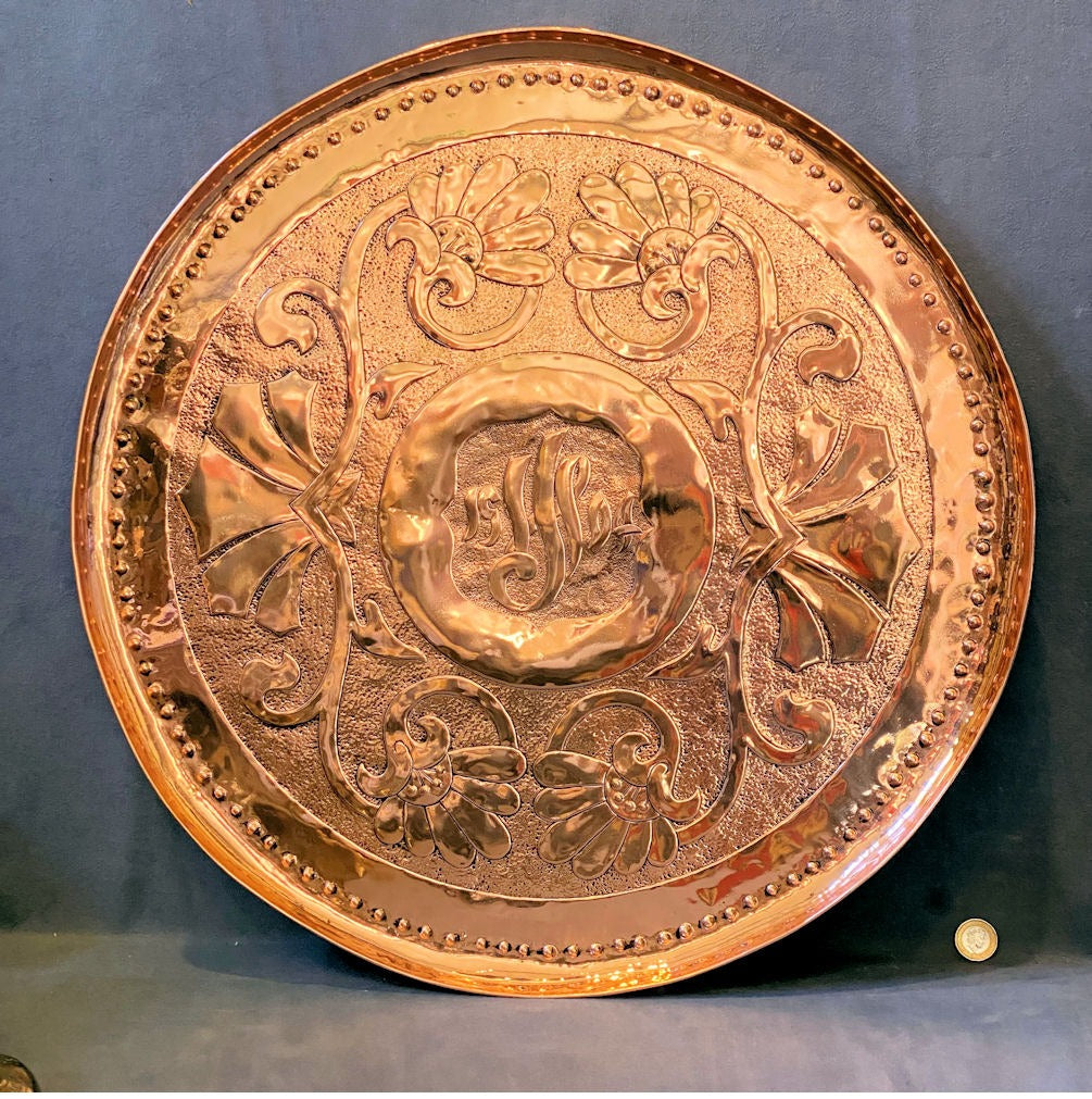 Arts & Crafts 1904 Copper Tray — Copper, 1904