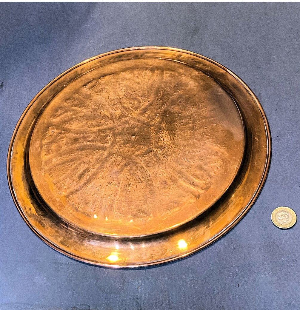 Arts & Crafts Copper Tray — view 2