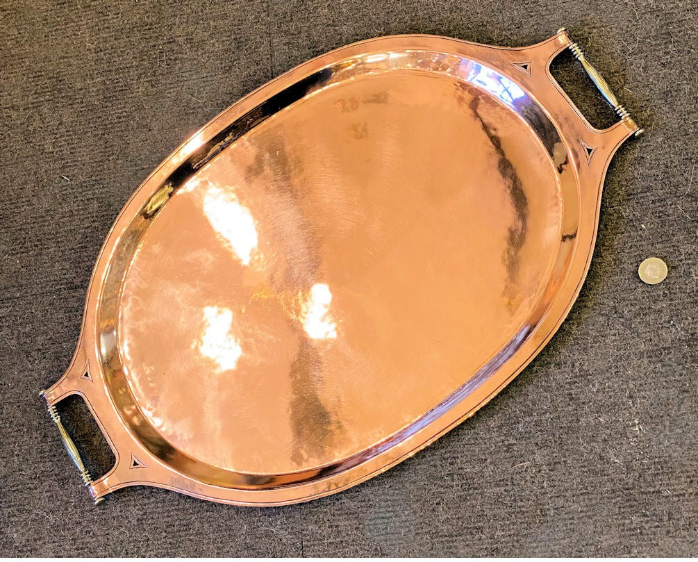 Arts & Crafts Copper Tray — Copper, circa 1900