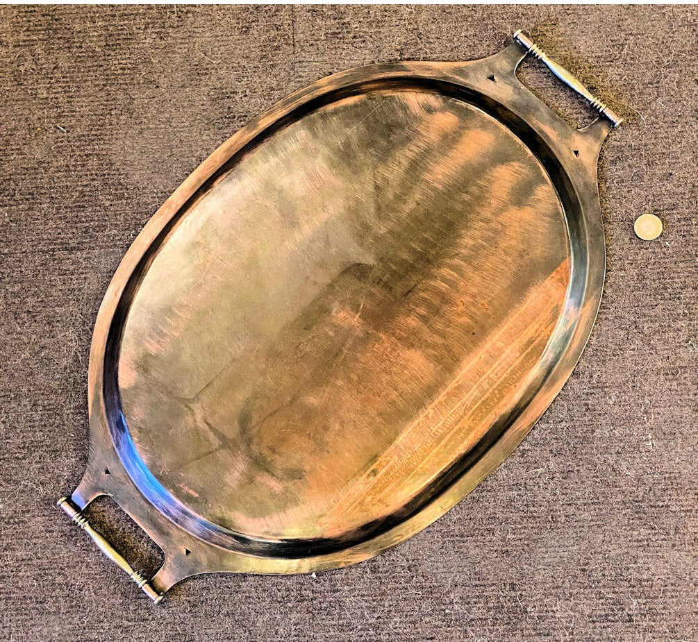 Arts & Crafts Copper Tray — view 2