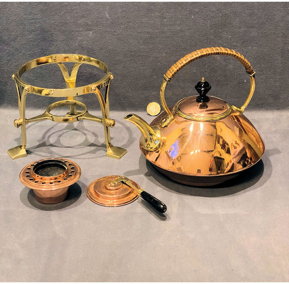 Arts & Crafts Spirit Kettle on Stand — view 3