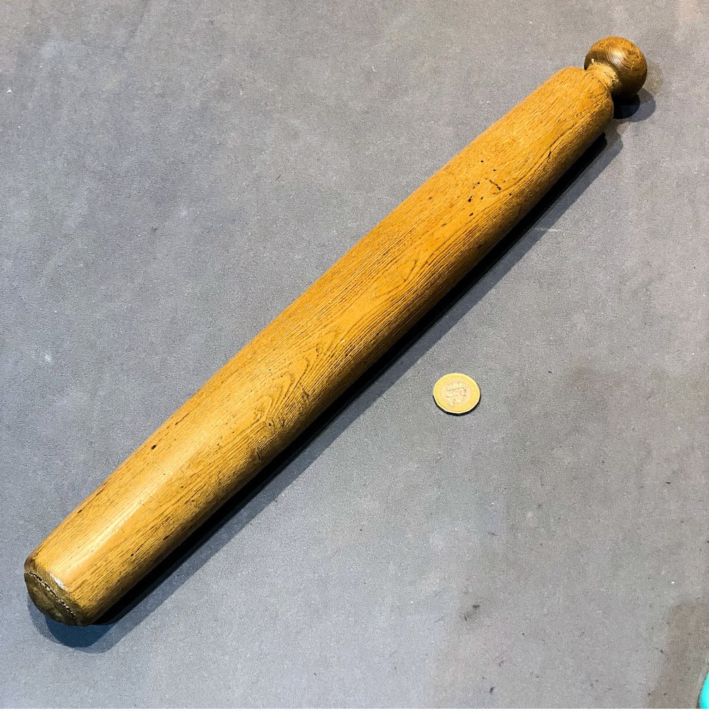 Ash Rolling Pin — late 19th century