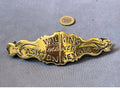 Ashton Keynes Saddler's Brass Name Plate — Brass, late 19th century