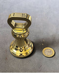 Avery 1lb Brass Shop Counter Weight — Brass, 1920's