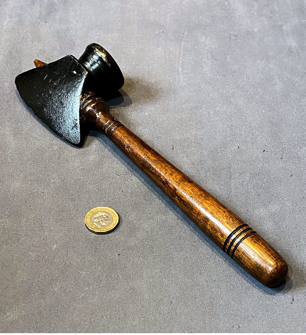 Axe Shaped Gavel — Mahogany, circa 1900
