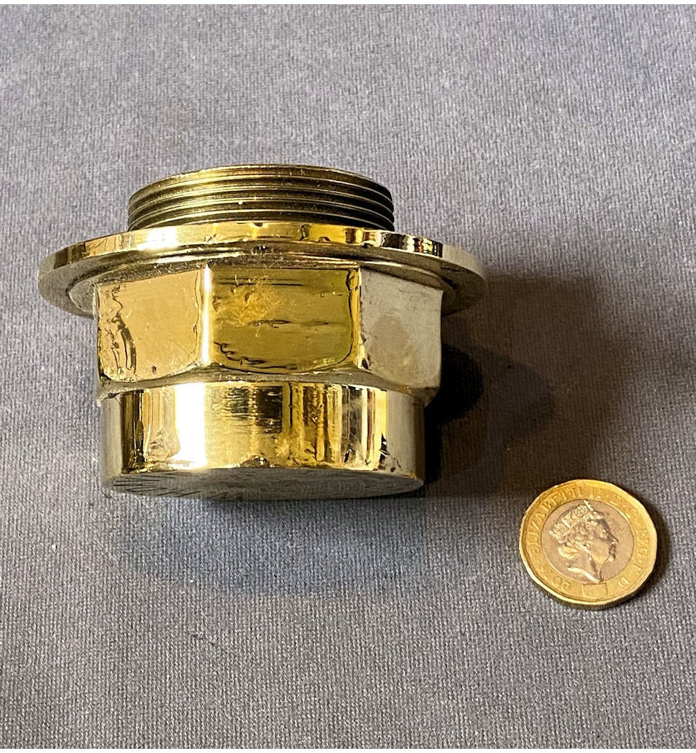 Bagshot Brass Waggon Hub Cap — view 2