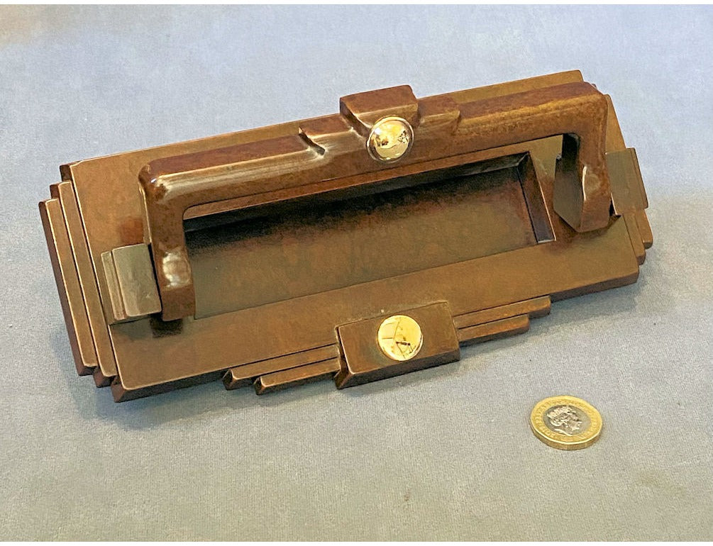 Bakelite Letter Flap with Door Knocker — view 2