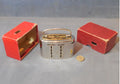 Barclays Bank Money Box in Original Cardboard Box — Chrome, 1921