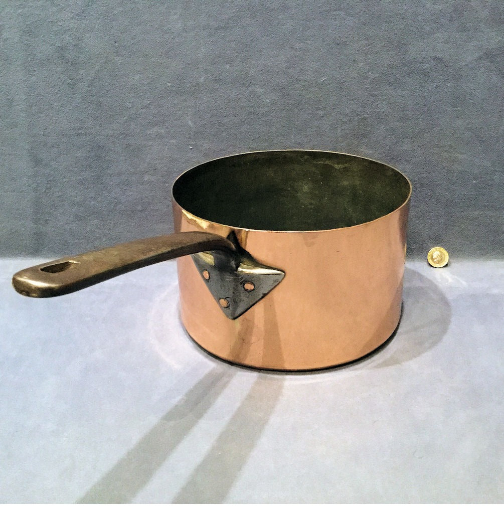 Benham & Froud 8.75" Copper Saucepan — Copper, late 19th century