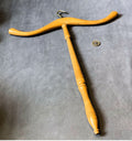 Birch Wardrobe Hanger — Brass, circa 1900