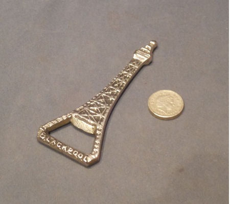 Blackpool Tower Bottle Opener — Chrome, 1945
