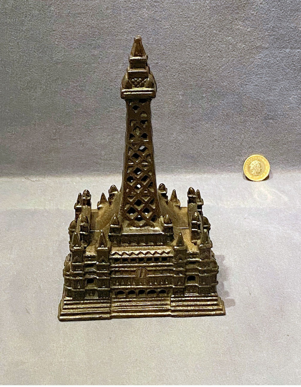 Blackpool Tower Cast Iron Money Box — Cast iron, 1907