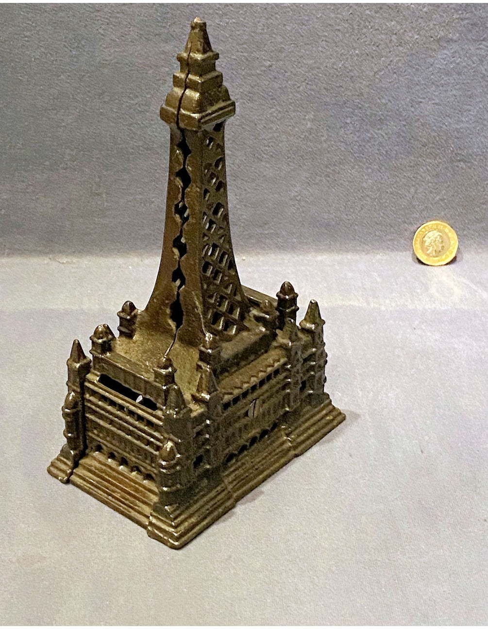 Blackpool Tower Cast Iron Money Box — view 2
