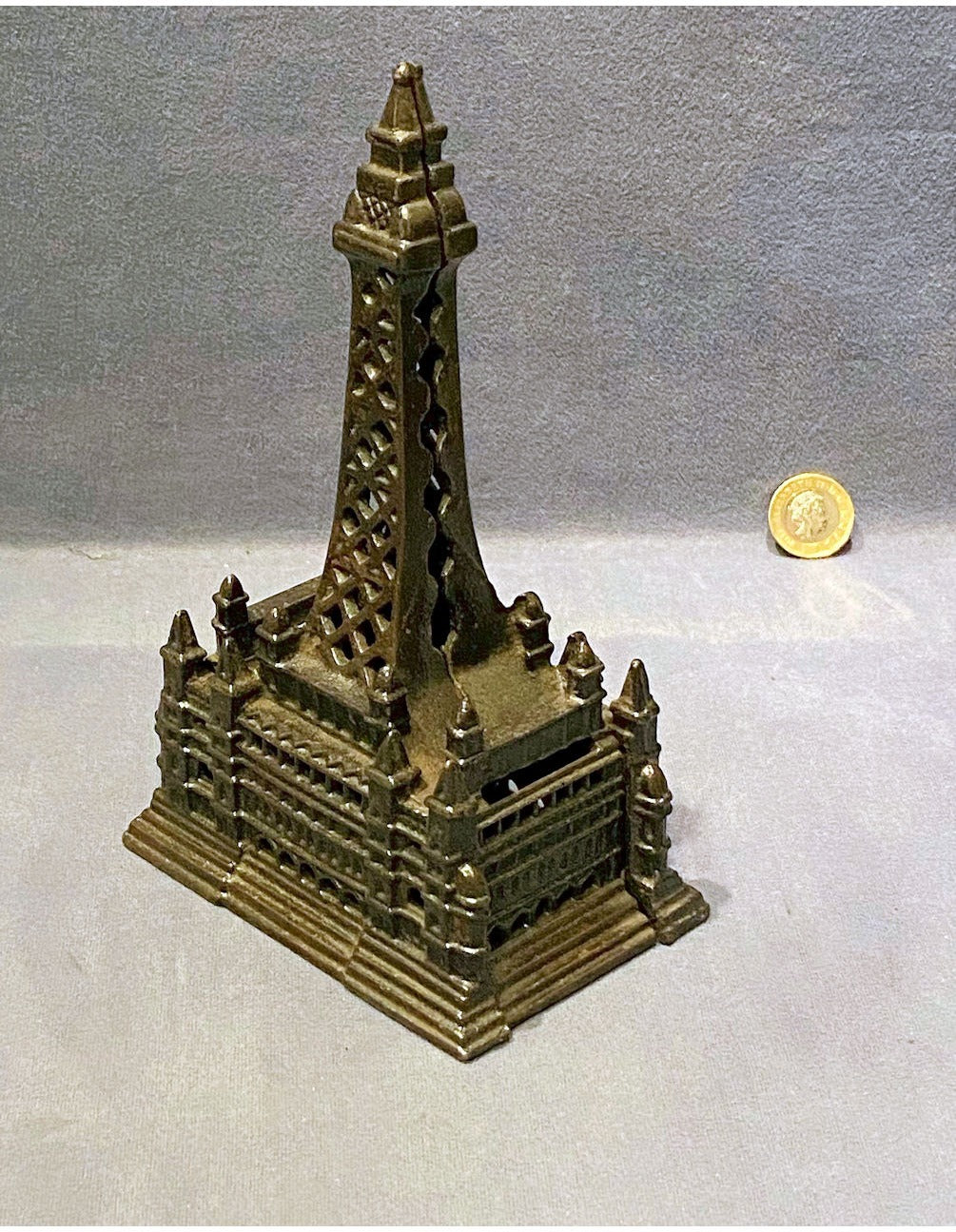 Blackpool Tower Cast Iron Money Box — view 3