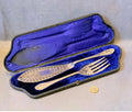 Boxed Silver Plated Servers — Silver plate, late 19th century