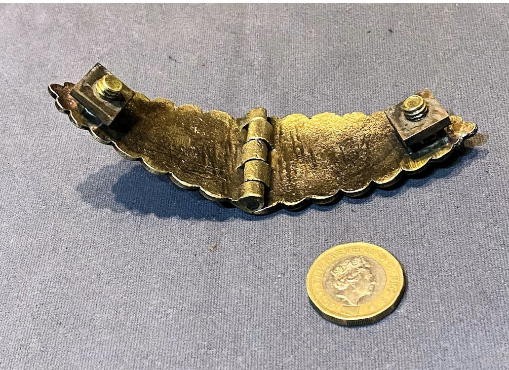 Bradford Saddler Brass Name Plate — view 2
