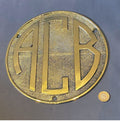 Brass "ACB" Makers Nameplate — Brass, 1920's