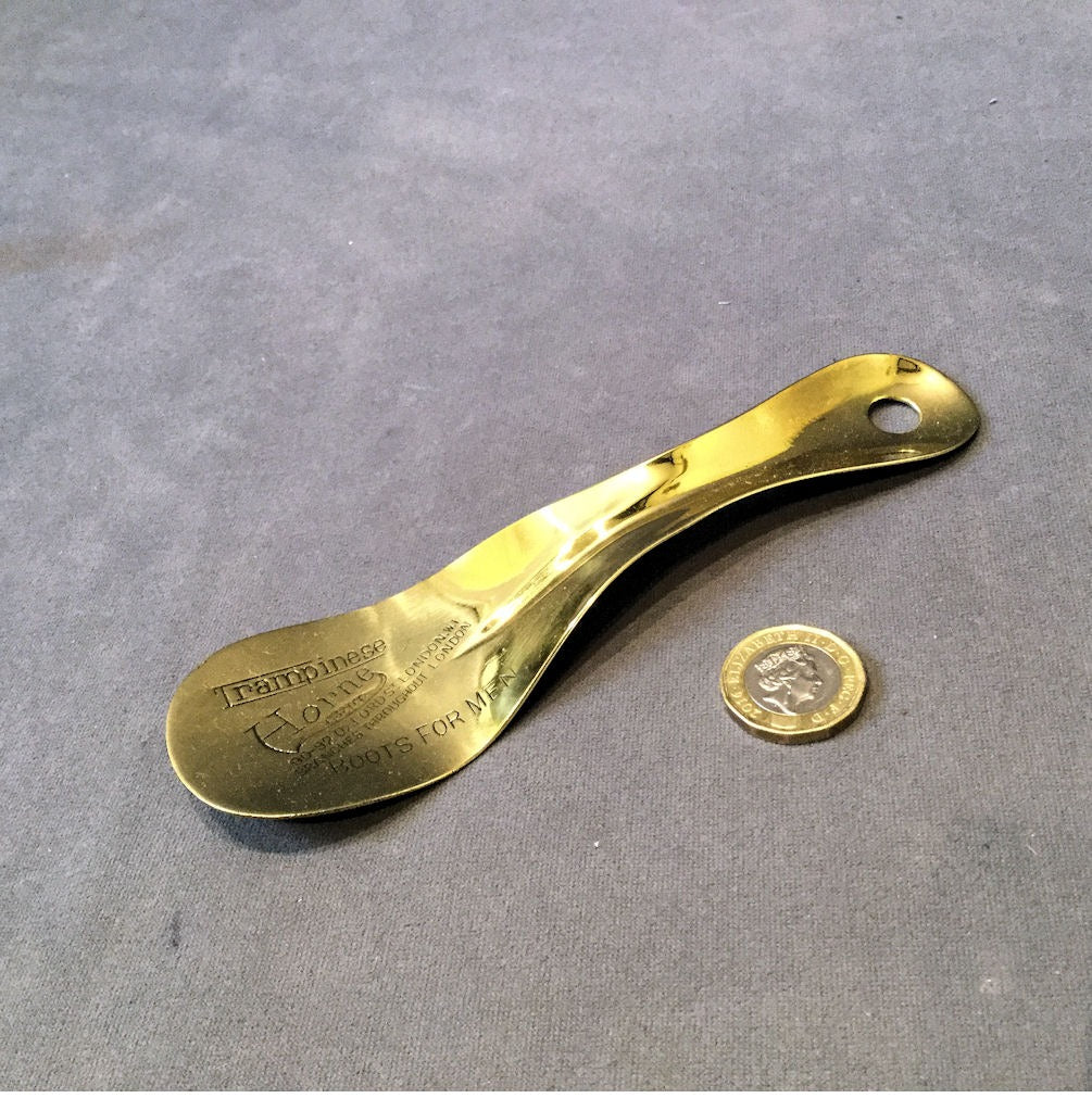 Brass Advertising Shoe Horn — Brass, 1920's