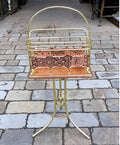 Brass and Copper Revolving Magazine Rack — Brass, late 19th century