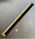 Brass & Ebony 18" Ruler — Brass, late 19th century