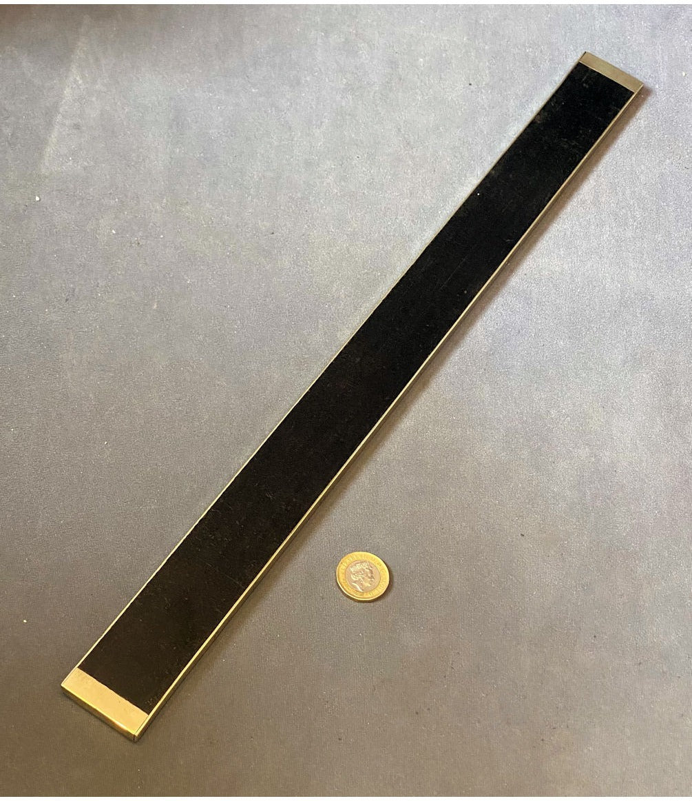 Brass & Ebony 18" Ruler — view 2