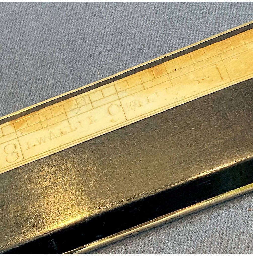 Brass & Ebony 18" Ruler — view 3