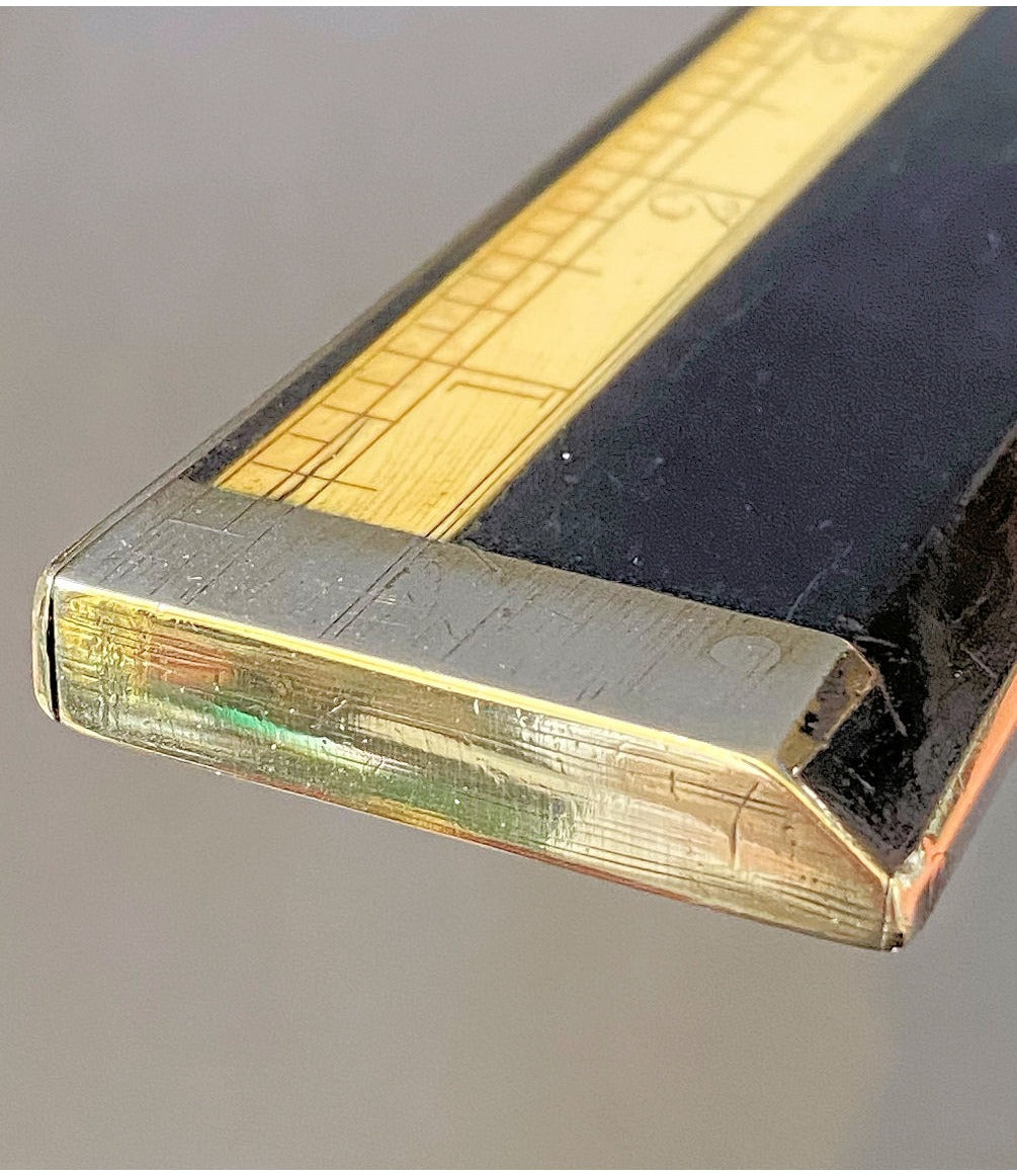 Brass & Ebony 18" Ruler — view 4