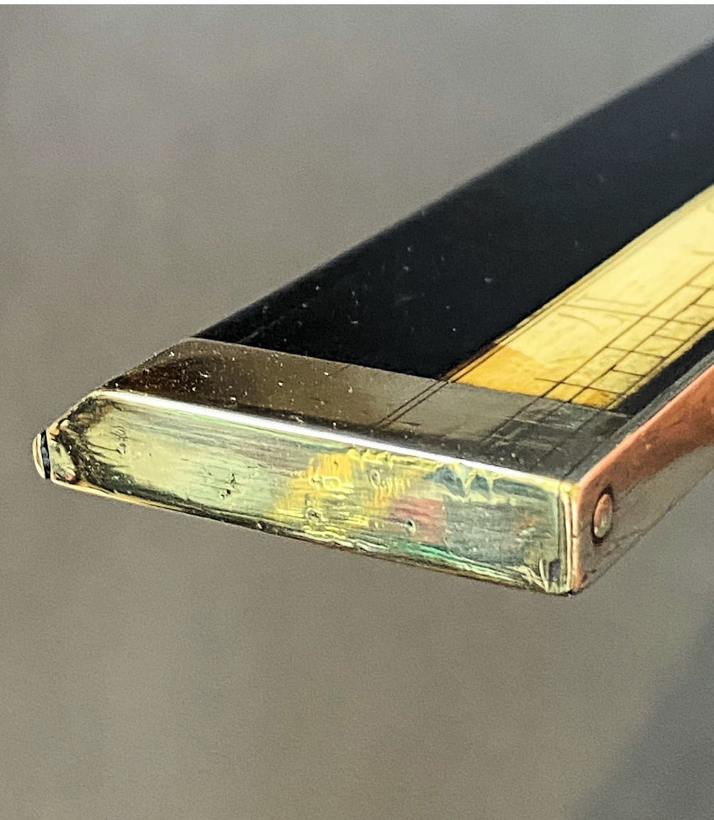 Brass & Ebony 18" Ruler — view 5