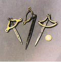 Brass and Steel Bell Pull Fitting, many similar available — Brass, late 19th century