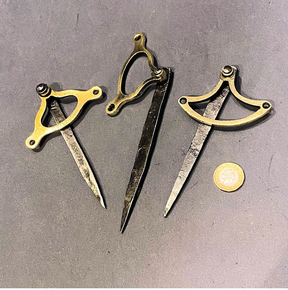Brass and Steel Bell Pull Fitting, many similar available — Brass, late 19th century