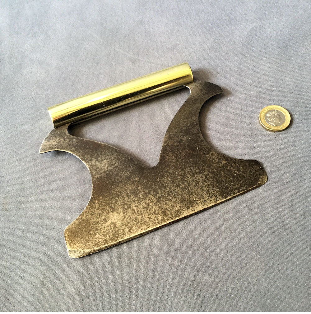 Brass and Steel Herb Chopper — Brass, late 19th century