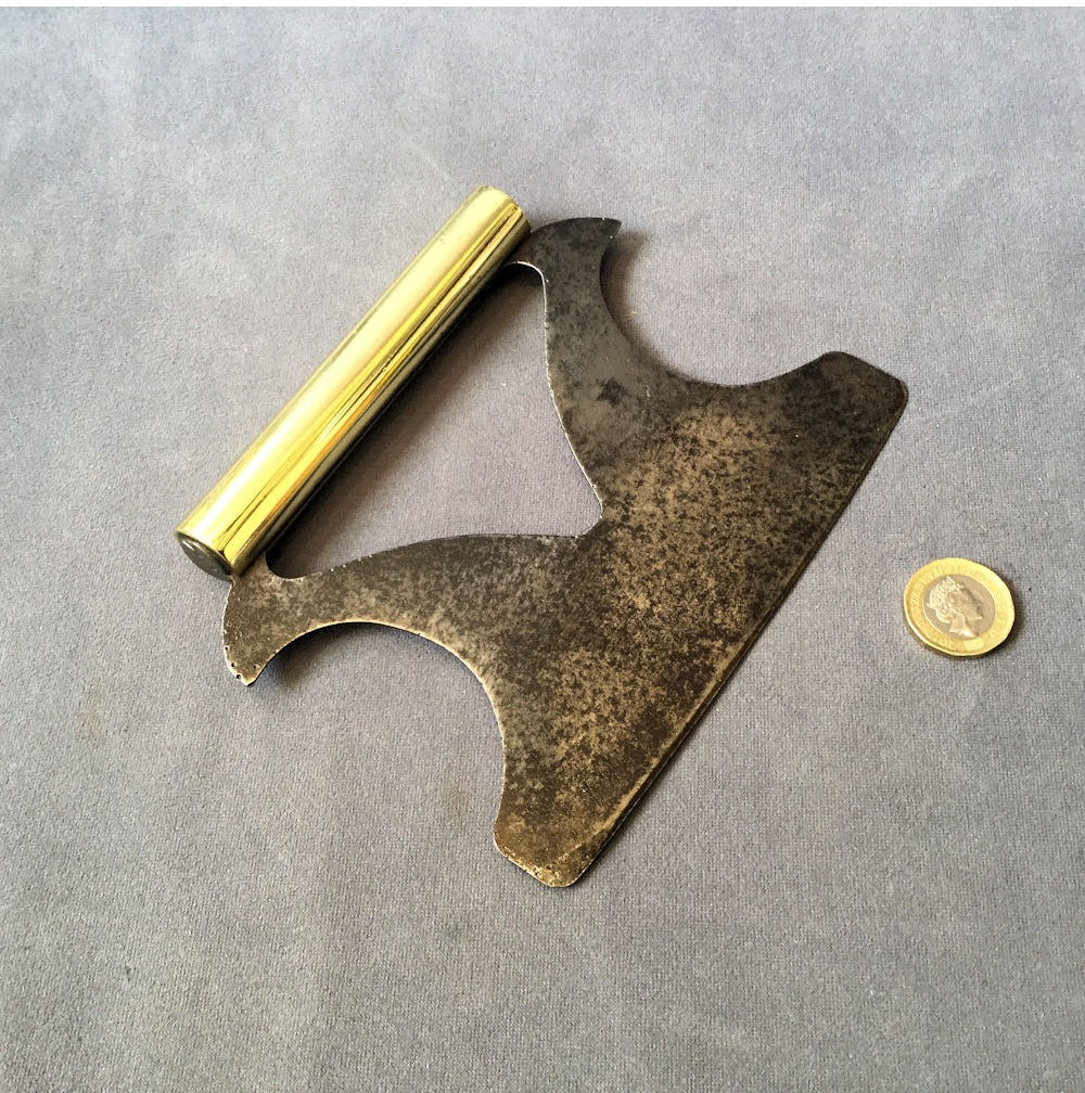 Brass and Steel Herb Chopper — view 2