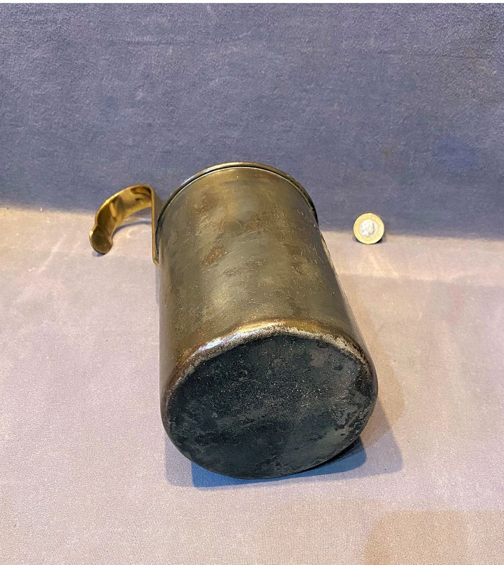 Brass & Steel Quart Dairy Measure — view 3