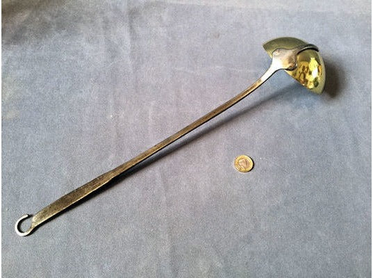 Brass and Wrought Iron Ladle — view 2
